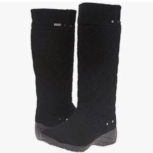 Khombu Women's Audrey Tall Waterproof Snow Winter Boots Black Size 10M